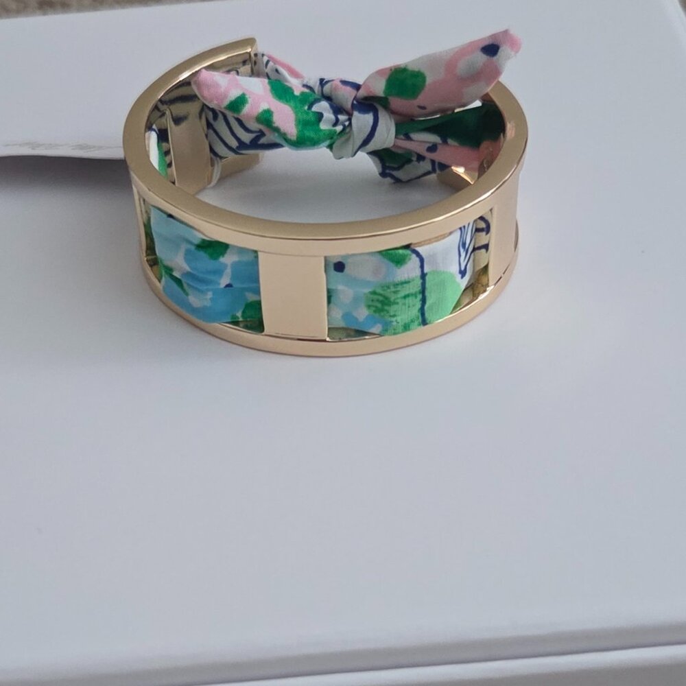 Lilly Pulitzer Scarf Cuff Bracelet